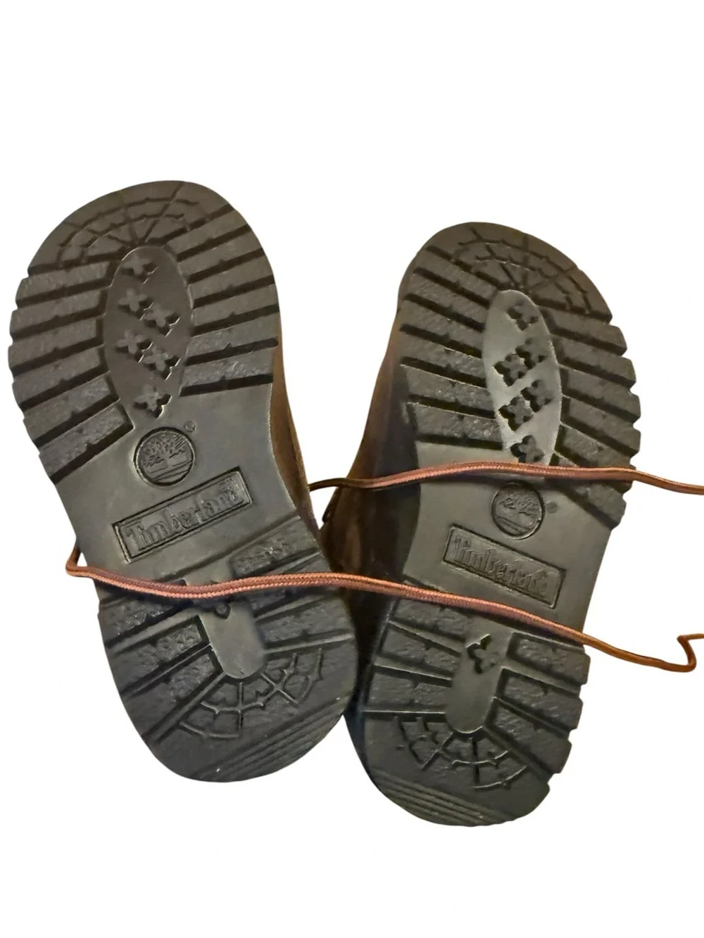 Timberland Brown Kids Hiking Boots - Brown/Green